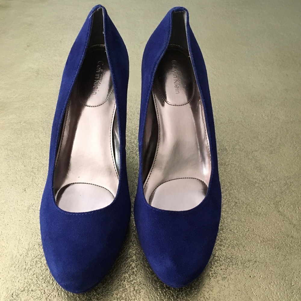 Calvin Klein Cobalt Blue Odette Pumps